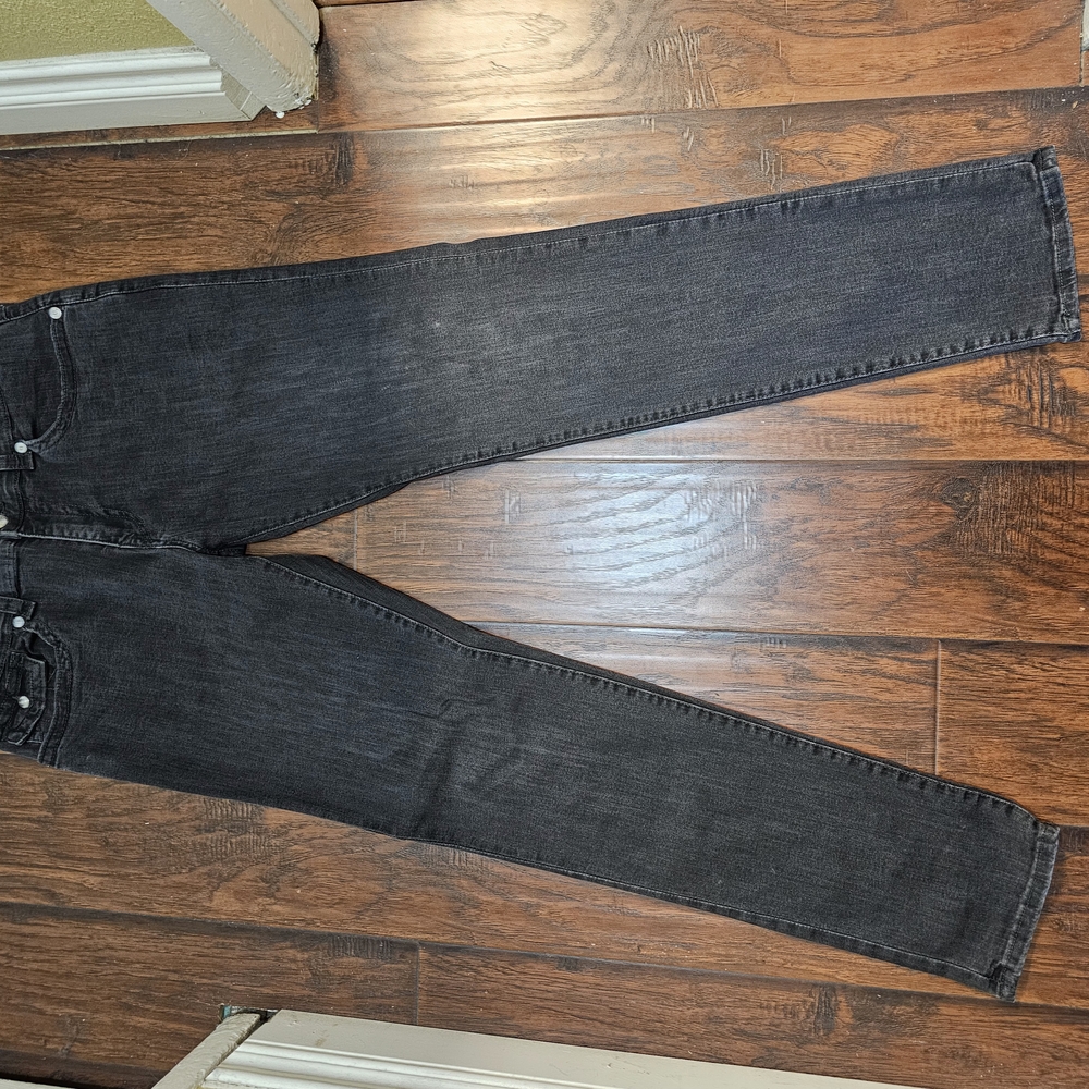 Dark Gray Denim Jeans